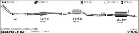 525000287 IMASAF Exhaust System