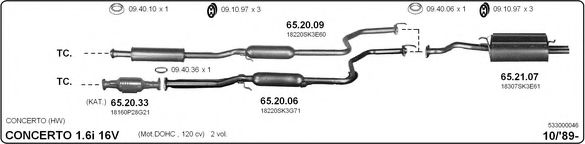 533000046 IMASAF Exhaust System