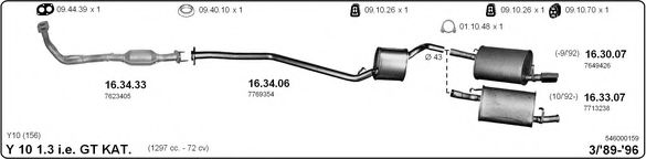 546000159 IMASAF Exhaust System