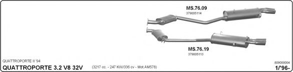 809000004 IMASAF Exhaust System