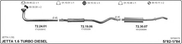 587000170 IMASAF Exhaust System