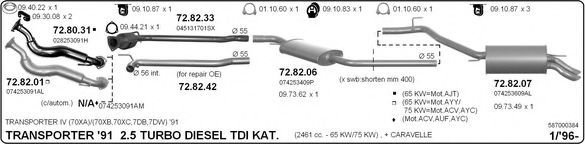 587000384 IMASAF Exhaust System