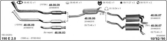 553000065 IMASAF Exhaust System