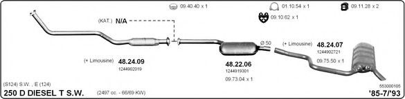 553000105 IMASAF Exhaust System
