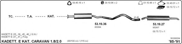 561000264 IMASAF Exhaust System