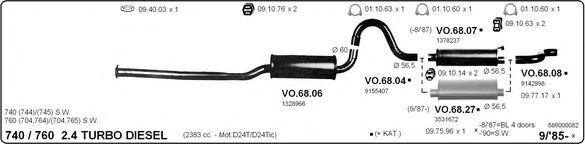 586000082 IMASAF Exhaust System Exhaust System