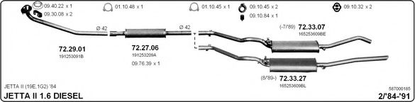 587000185 IMASAF Exhaust System