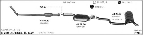553000115 IMASAF Exhaust System