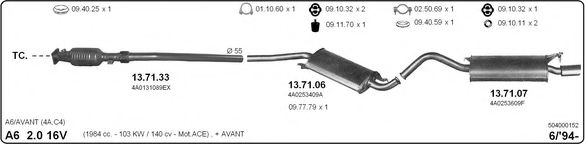 504000152 IMASAF Exhaust System