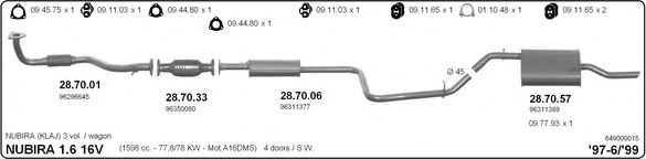 649000015 IMASAF Exhaust System