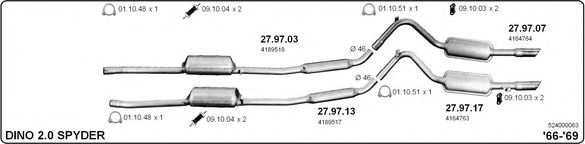 524000063 IMASAF Exhaust System Exhaust System