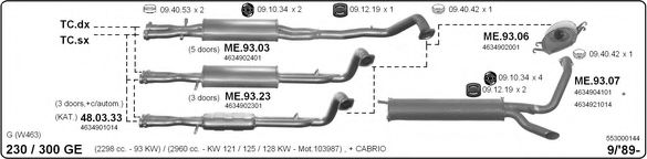 553000144 IMASAF Exhaust System Exhaust System