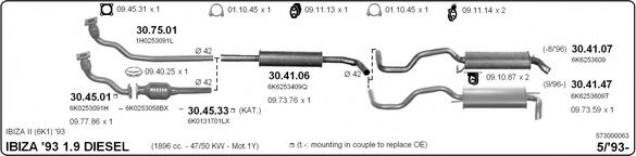 573000063 IMASAF Exhaust System