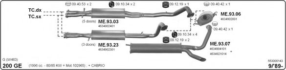 553000143 IMASAF Exhaust System