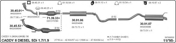 587000030 IMASAF Exhaust System
