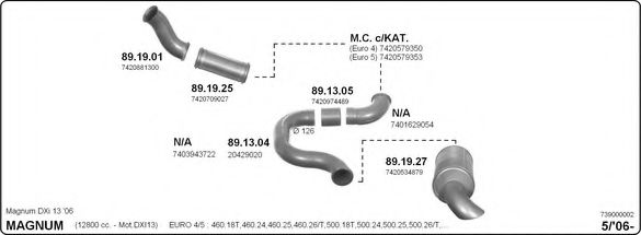 739000002 IMASAF Exhaust System