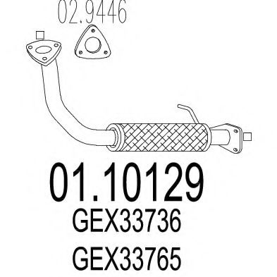 01.10129 MTS Exhaust Pipe