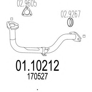 01.10212 MTS Exhaust Pipe