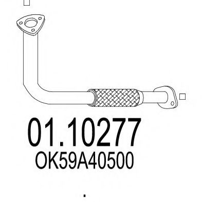 01.10277 MTS Exhaust Pipe
