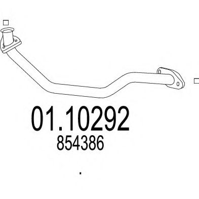 01.10292 MTS Exhaust System Exhaust Pipe