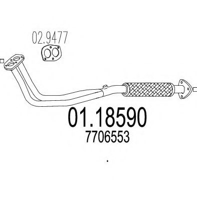 01.18590 MTS Repair Set, piston/sleeve