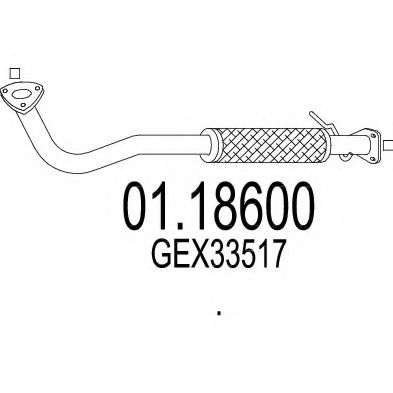 01.18600 MTS Exhaust Pipe