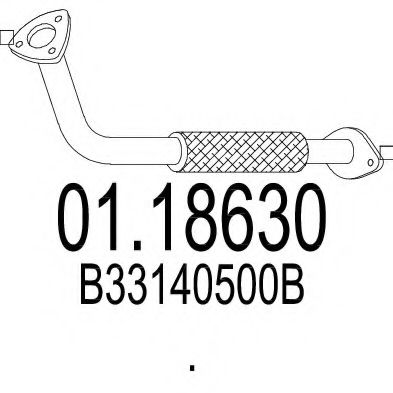 01.18630 MTS Exhaust Pipe