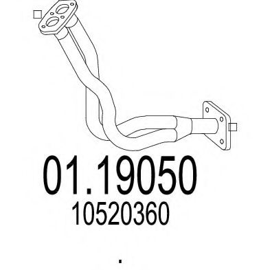 01.19050 MTS Exhaust Pipe