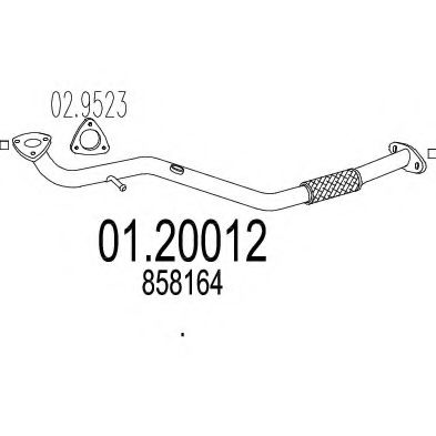 01.20012 MTS Front Silencer