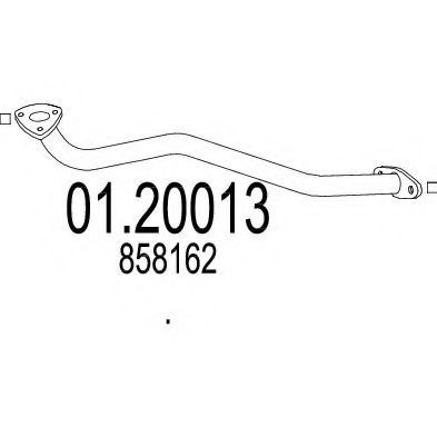 01.20013 MTS Exhaust System End Silencer