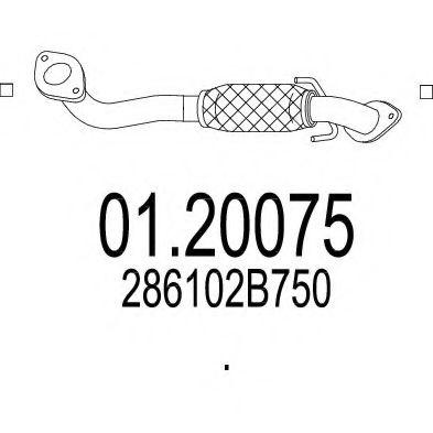 01.20075 MTS Exhaust Pipe