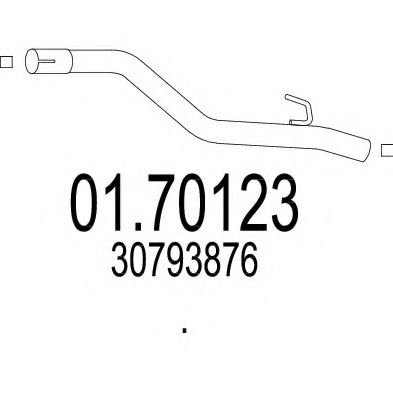 01.70123 MTS Exhaust Pipe