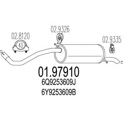 01.97910 MTS Wheel Bearing Kit