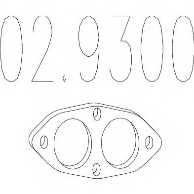 02.9300 MTS Brake Pad Set, disc brake
