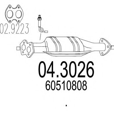 04.3026 MTS Catalytic Converter