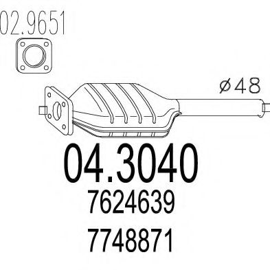 04.3040 MTS Synchronizer Cone, speed change gear