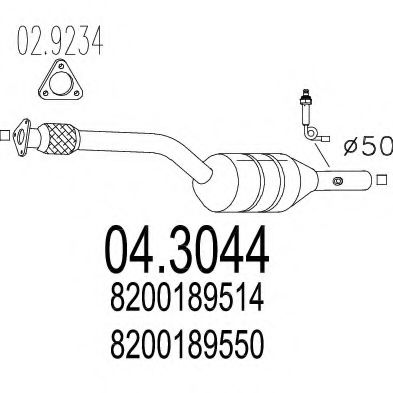 04.3044 MTS Synchronizer Cone, speed change gear
