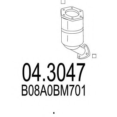 04.3047 MTS Catalytic Converter