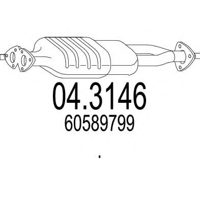 04.3146 MTS Catalytic Converter