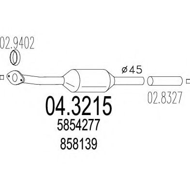 04.3215 MTS Catalytic Converter