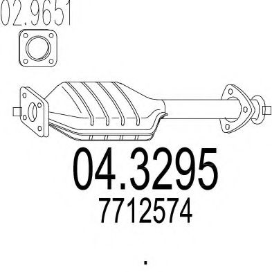 04.3295 MTS Catalytic Converter