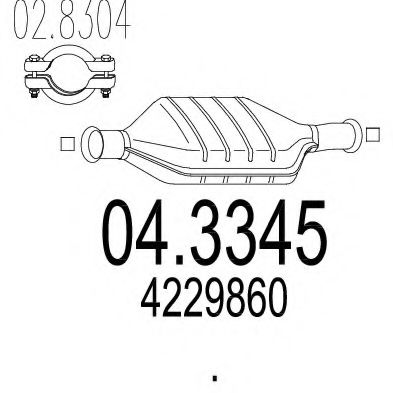 04.3345 MTS Catalytic Converter
