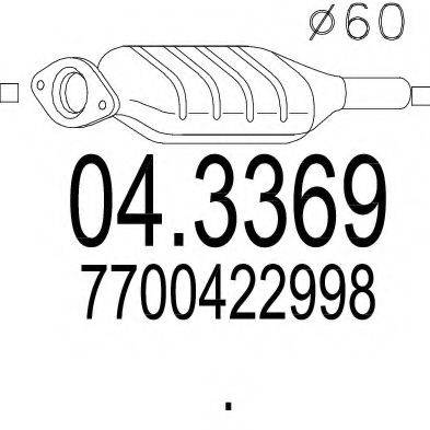 04.3369 MTS Catalytic Converter