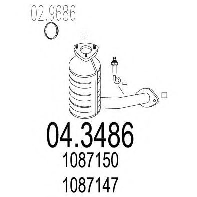 04.3486 MTS Shaft Seal, crankshaft