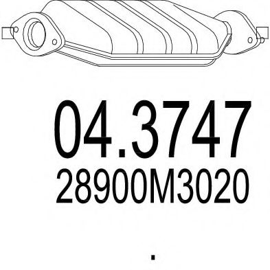 04.3747 MTS Catalytic Converter