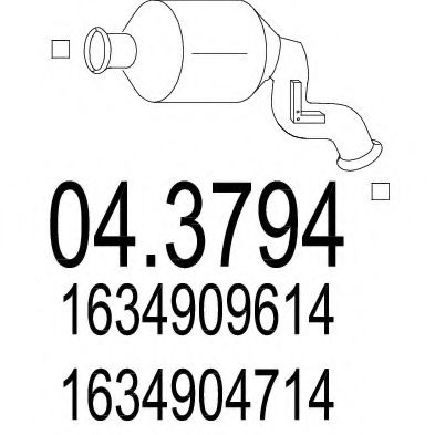 04.3794 MTS Catalytic Converter