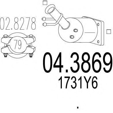 04.3869 MTS Catalytic Converter