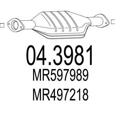 04.3981 MTS Catalytic Converter