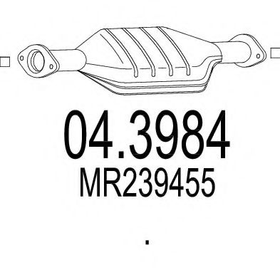 04.3984 MTS Catalytic Converter