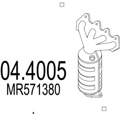 04.4005 MTS Катализатор